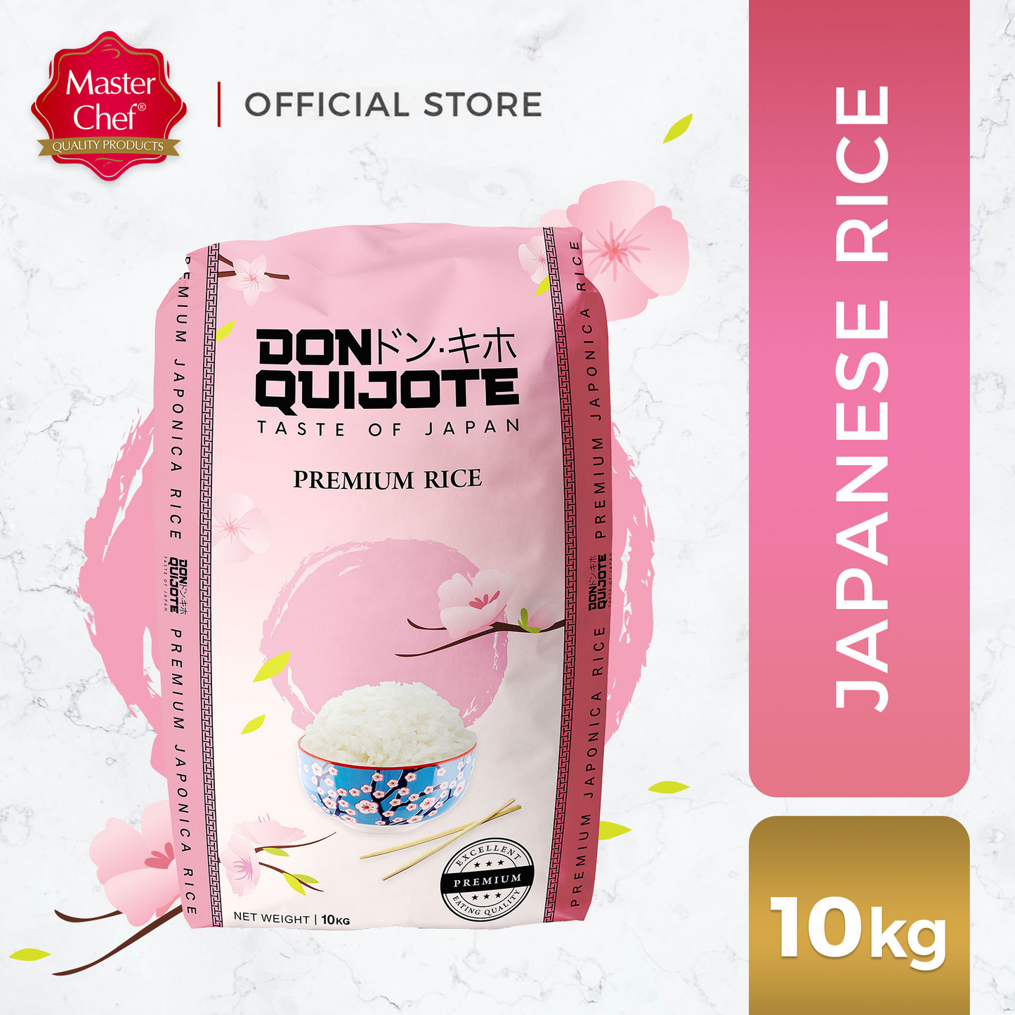 Don Quijote Premium Japanese (Sushi) Rice 10kg (5% Broken)